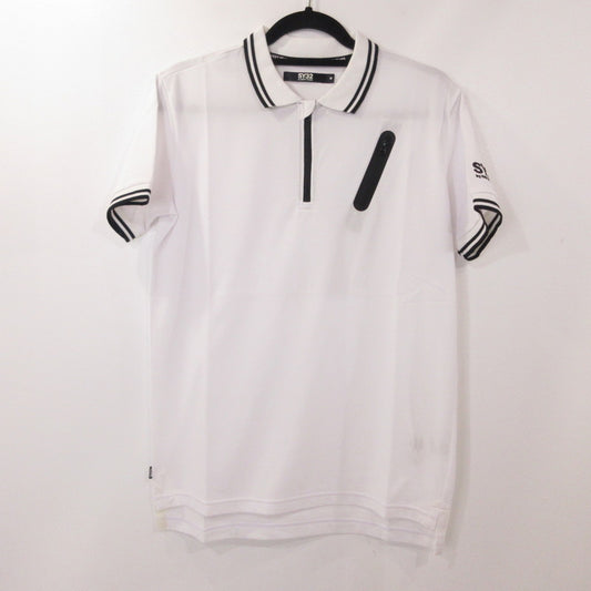 【中古】SY32 by SWEET YEARS | エスワイサーティーツーバイスウィートイヤーズ FUNCTION POLO ポロシャツ 8110GE ホワイト サイズ：M