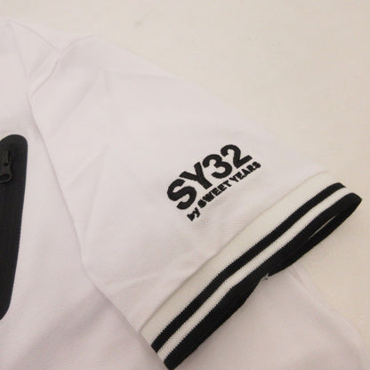 【中古】SY32 by SWEET YEARS | エスワイサーティーツーバイスウィートイヤーズ FUNCTION POLO ポロシャツ 8110GE ホワイト サイズ：M