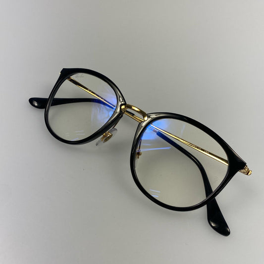 【中古】RAY BAN | レイバン メガネ RB7140 5852 サイズ:49□20　度入り ブラック