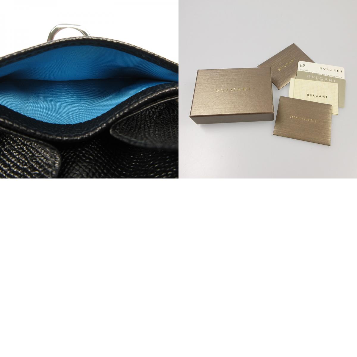 【中古】BVLGARI | ブルガリ ロゴクリップ コインケース 33749 ブラック