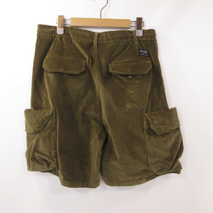 【中古】430 - FOURTHIRTY - | フォーサーティー ESLOT CORD CARGO SHORTS ショートパンツ 24-082 カーキ サイズ：2
