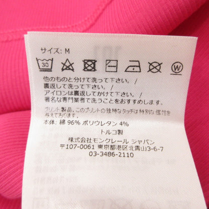 【中古】MONCLER | モンクレール タンクトップ I10938P00001 89A0D 国内正規品 ピンク サイズ：M