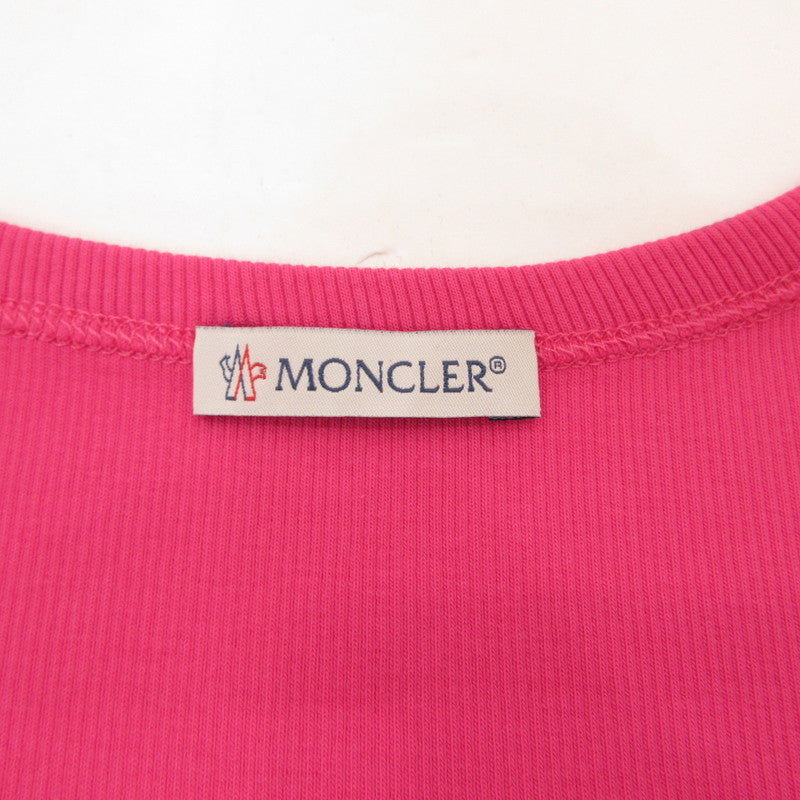 【中古】MONCLER | モンクレール タンクトップ I10938P00001 89A0D 国内正規品 ピンク サイズ：M