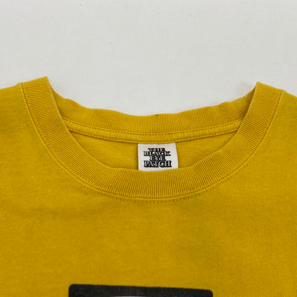 【中古】BlackEyePatch | ブラックアイパッチ DANGER HOT LABEL TEE 半袖Ｔシャツ BEPSSS23TE49 イエロー サイズ：L