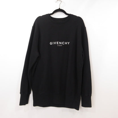 【中古】GIVENCHY | ジバンシィ リバーススリムスウェットシャツ スウェット BMJ0CB3Y6A 国内正規品 ブラック サイズ：L