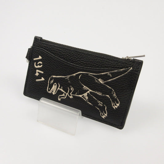 【中古】COACH | コーチ ジップカードケーススケッチプリント その他バッグ CAO02
