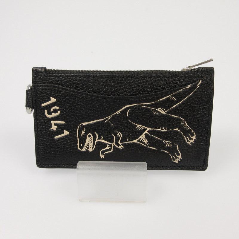 【中古】COACH | コーチ ジップカードケーススケッチプリント その他バッグ CAO02