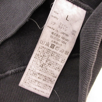 【中古】REMI RELIEF | レミレリーフ スウェット チャコールグレー サイズ：L
