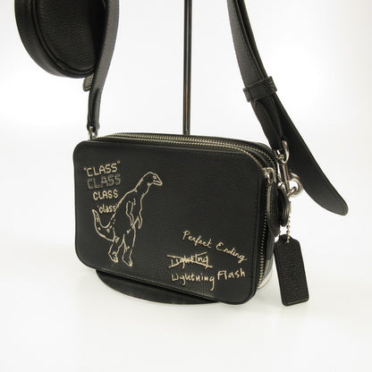 【中古】COACH | コーチ チャータークロスボディバッグ19スケッチプリント ショルダーバッグ CAM68