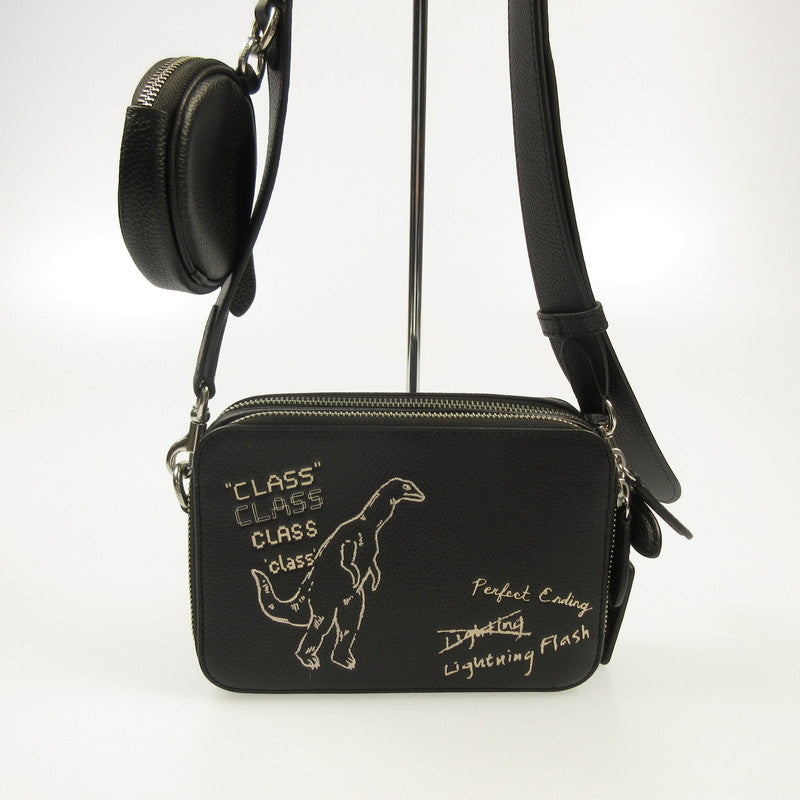 【中古】COACH | コーチ チャータークロスボディバッグ19スケッチプリント ショルダーバッグ CAM68