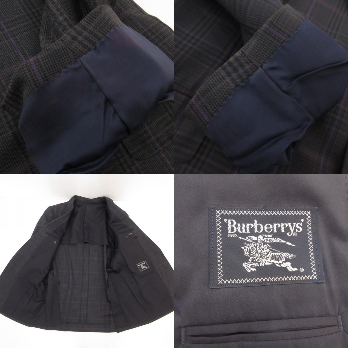 【中古】Burberry's | バーバリーズ 2Bグレンチェック テーラードジャケット WM242-628-29 サイズ:175A