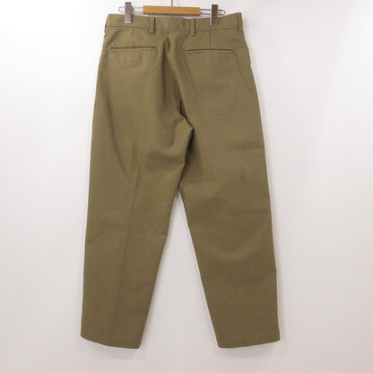 【中古】F.O.B FACTORY | エフオービーファクトリー STA-PREST WIDE TROUSERS パンツ F0529 カーキ サイズ：L