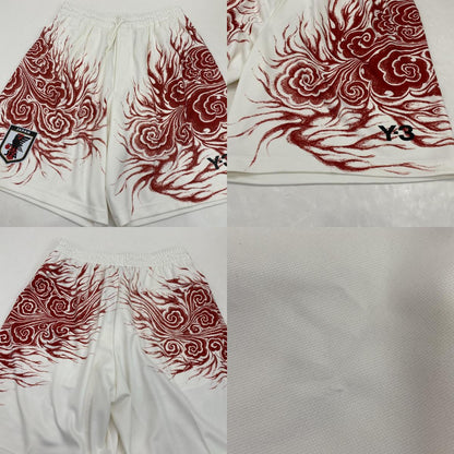 【中古】Y-3 | ワイスリー JFA グラフィックショーツ ショートパンツ JC7569 2025S/S ホワイト サイズ：M