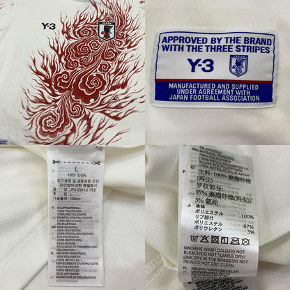 【中古】Y-3 | ワイスリー サッカー日本代表 CW 長袖Tシャツ 長袖Ｔシャツ JC7572 2025S/S ホワイト サイズ：L