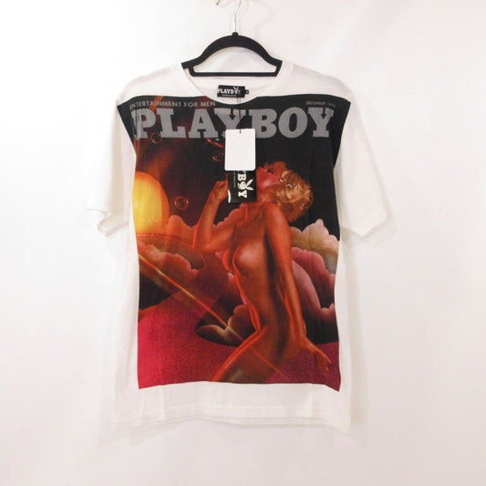 【中古】HYSTERIC GLAMOUR | ヒステリックグラマー DECEMBER 1975COVER シャボン玉 半袖Ｔシャツ 1253CT03 ホワイト サイズ：M