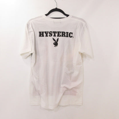 【中古】HYSTERIC GLAMOUR | ヒステリックグラマー DECEMBER 1975COVER シャボン玉 半袖Ｔシャツ 1253CT03 ホワイト サイズ：M