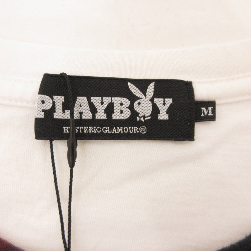 【中古】HYSTERIC GLAMOUR | ヒステリックグラマー DECEMBER 1975COVER シャボン玉 半袖Ｔシャツ 1253CT03 ホワイト サイズ：M