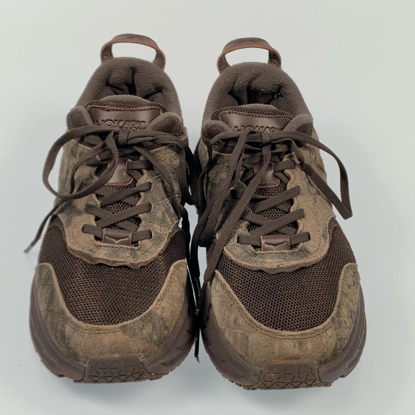 【中古】HOKA ONEONE | ホカオネオネ EG BONDI L スニーカー ブラウン 26cm