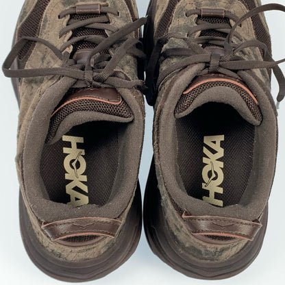 【中古】HOKA ONEONE | ホカオネオネ EG BONDI L スニーカー ブラウン 26cm