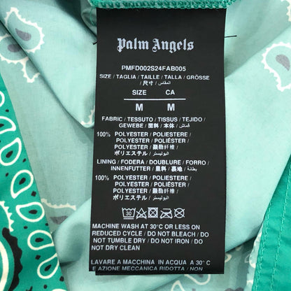 【中古】Palm Angels | パームエンジェルス ペイズリースイムショーツ ショートパンツ PMFD002S24FB005 2024S/S 国内正規品 グリーン サイズ：M