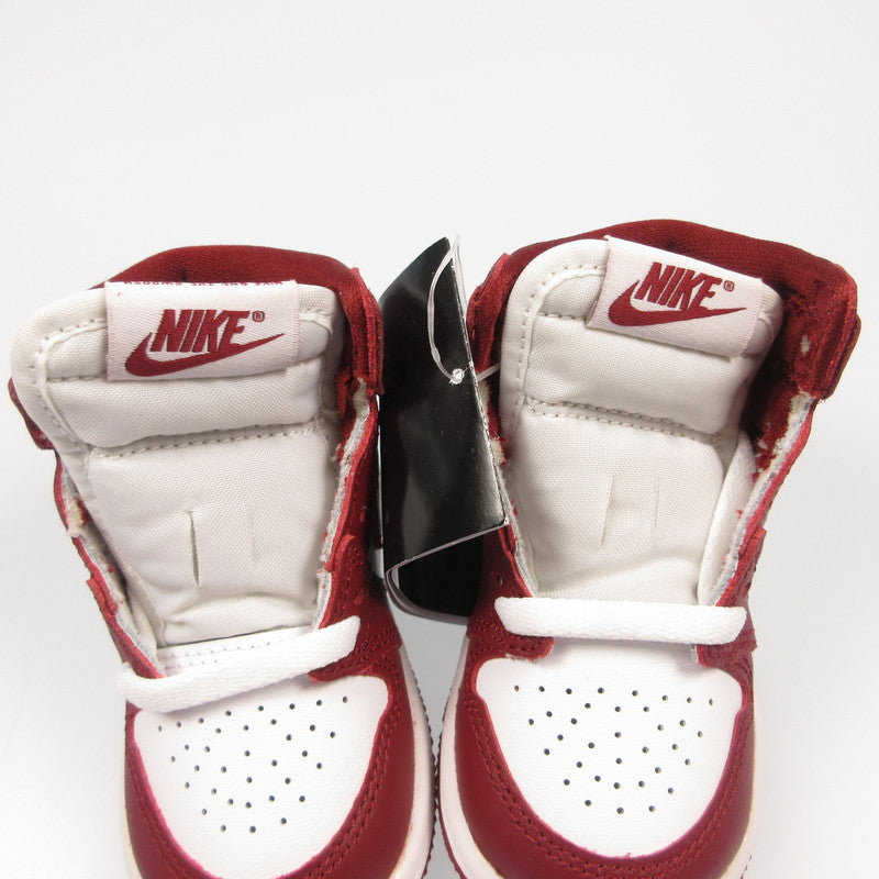 【中古】NIKE | ナイキ TD Air Jordan 1 Retro High OG 'Artisanal Red' スニーカー FD1413-160 10.0cm レッド