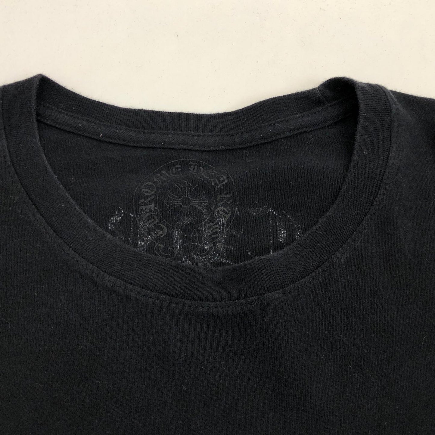 【中古】CHROME HEARTS | クロムハーツ Square Logo Long Sleeve T-Shirt 長袖Ｔシャツ 2212-304-0242 国内正規品 ブラック サイズ：L