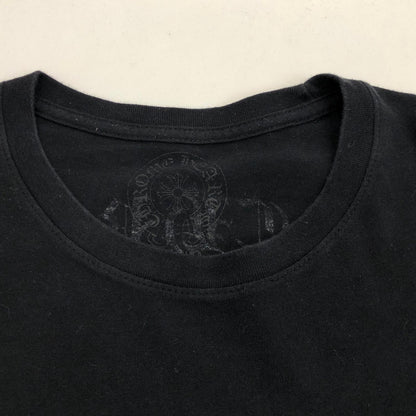 【中古】CHROME HEARTS | クロムハーツ Square Logo Long Sleeve T-Shirt 長袖Ｔシャツ 2212-304-0242 国内正規品 ブラック サイズ：L