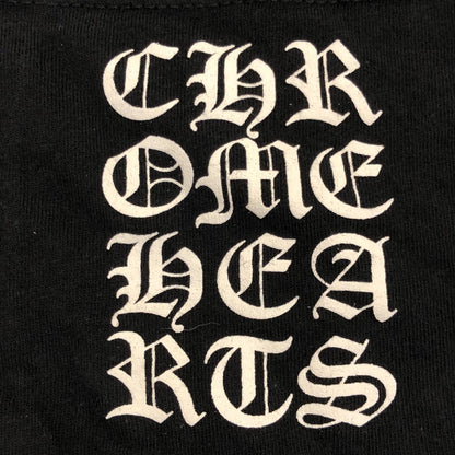 【中古】CHROME HEARTS | クロムハーツ Square Logo Long Sleeve T-Shirt 長袖Ｔシャツ 2212-304-0242 国内正規品 ブラック サイズ：L