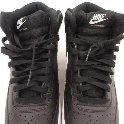 【中古】NIKE | ナイキ COURT VISION MID NN スニーカー DN3577-001 ブラック 28cm