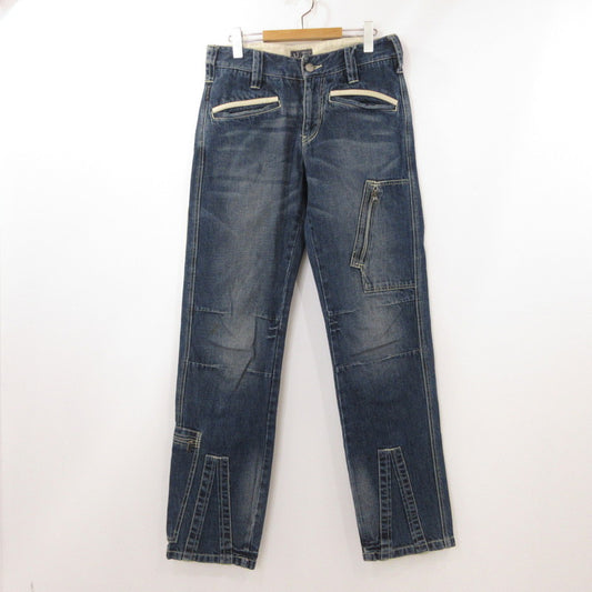 【中古】ARMANI JEANS | アルマーニ・ジーンズ デニムパンツ DIRTY TIGERS ブルー サイズ：XS