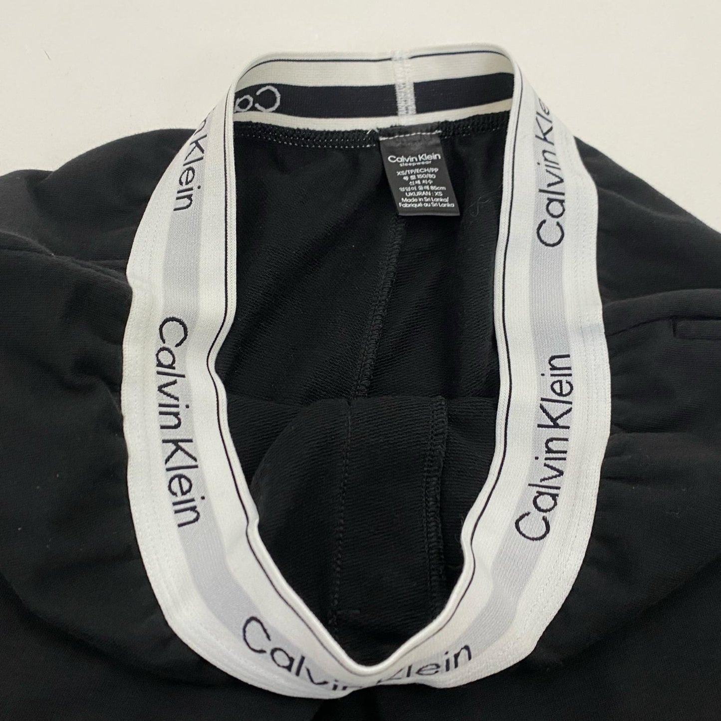 【中古】Calvin Klein | カルバンクライン Icon Cotton Modal ジョガーパンツ パンツ QS6872 ブラック サイズ：XS