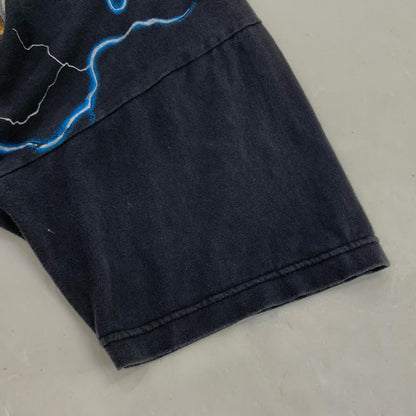 【中古】VINTAGE衣料 | ヴィンテージイリョウ サンダーイーグル 半袖Ｔシャツ ブラック