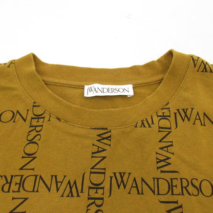 【中古】J.W.Anderson | ジェイダブリュアンダーソン Printed Logo Over T-Shirt 半袖Ｔシャツ JT0044PG0482619 国内正規品 ブラウン サイズ：M