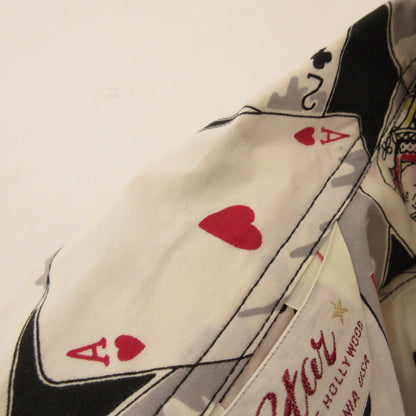 【中古】 TYPEWRITER COTTON OPEN SHIRT “PLAYING CARDS” 半袖シャツ SH39496 サイズ：M
