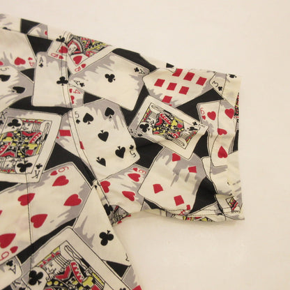 【中古】 TYPEWRITER COTTON OPEN SHIRT “PLAYING CARDS” 半袖シャツ SH39496 サイズ：M