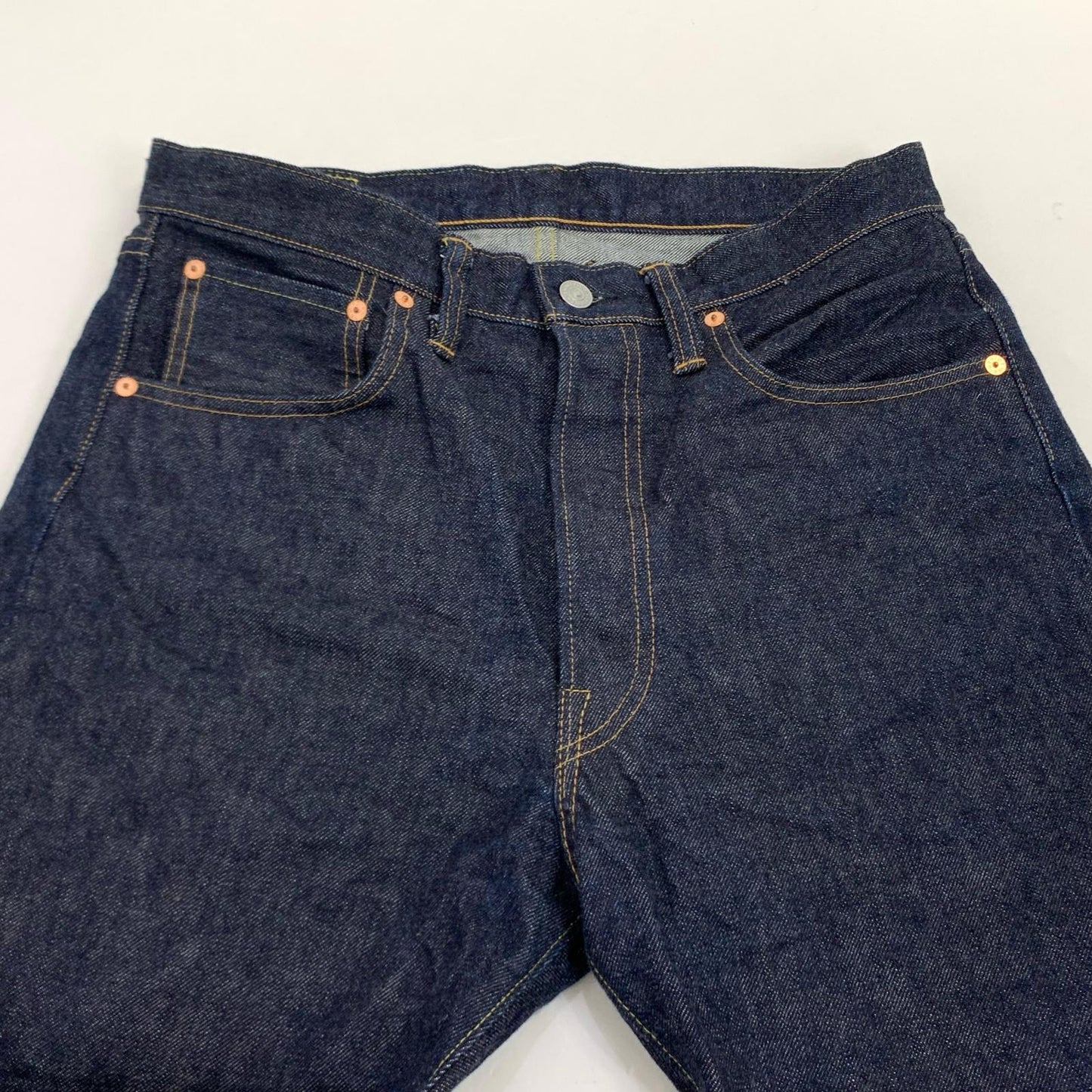 【中古】Denime | ドゥニーム OFFSET XX MODEL デニムパンツ Lot 220A W:30 ネイビー