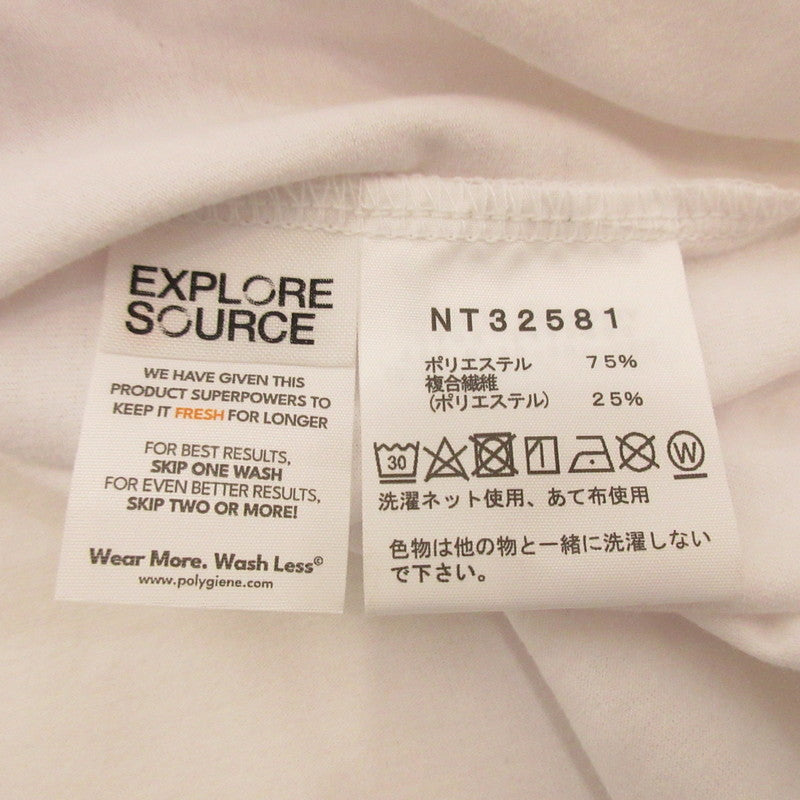 【中古】THE NORTH FACE | ザ・ノースフェイス S/S ES Big Logo Tee 半袖Ｔシャツ NT32581 ホワイト サイズ：XL