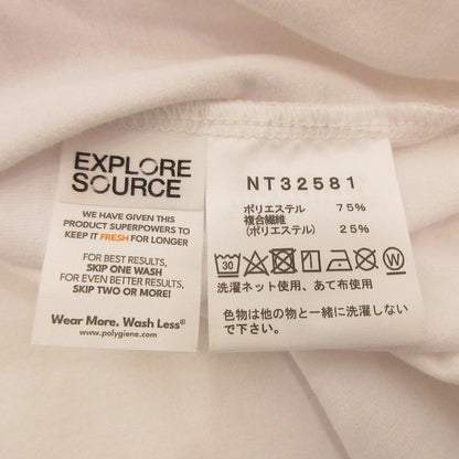 【中古】THE NORTH FACE | ザ・ノースフェイス S/S ES Big Logo Tee 半袖Ｔシャツ NT32581 ホワイト サイズ：XL