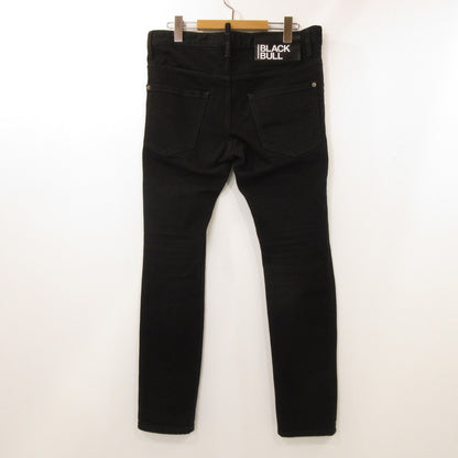 【中古】DSQUARED2 | ディースクエアード BLACK BULL SKATER JEAN デニムパンツ S74LB1427 国内正規品 ブラック サイズ：48