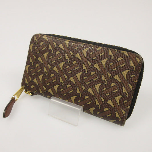 【中古】BURBERRY | バーバリー TB MONOGRAM BRIDLE BROWN 長財布 8022947