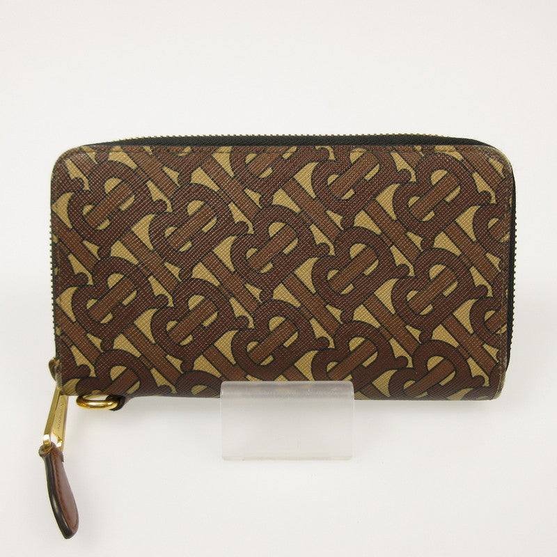 【中古】BURBERRY | バーバリー TB MONOGRAM BRIDLE BROWN 長財布 8022947