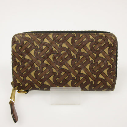 【中古】BURBERRY | バーバリー TB MONOGRAM BRIDLE BROWN 長財布 8022947