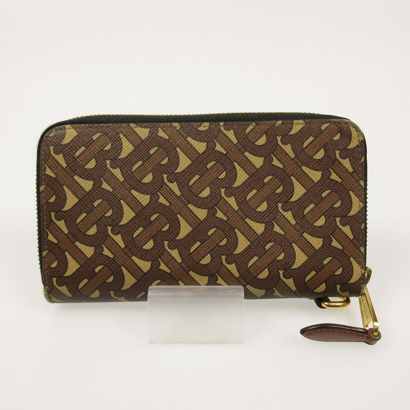 【中古】BURBERRY | バーバリー TB MONOGRAM BRIDLE BROWN 長財布 8022947