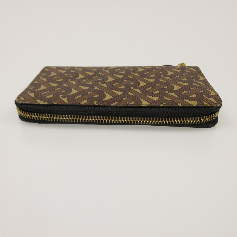 【中古】BURBERRY | バーバリー TB MONOGRAM BRIDLE BROWN 長財布 8022947