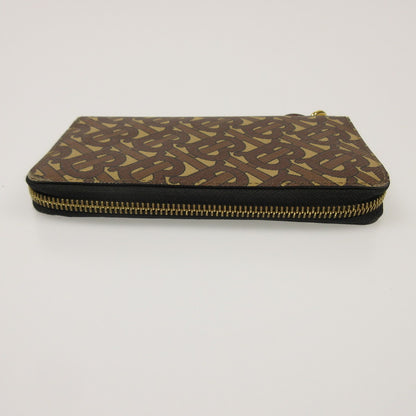 【中古】BURBERRY | バーバリー TB MONOGRAM BRIDLE BROWN 長財布 8022947