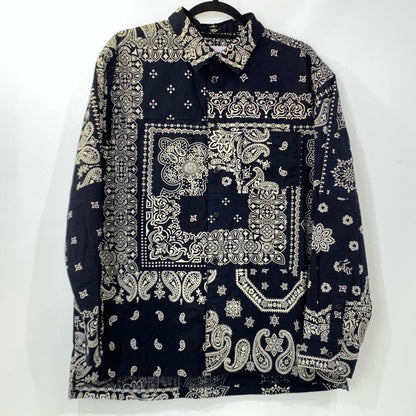 【中古】MIYAGIHIDETAKA | ミヤギヒデタカ LS BANDANA SHIRT 長袖シャツ ブラック サイズ：2