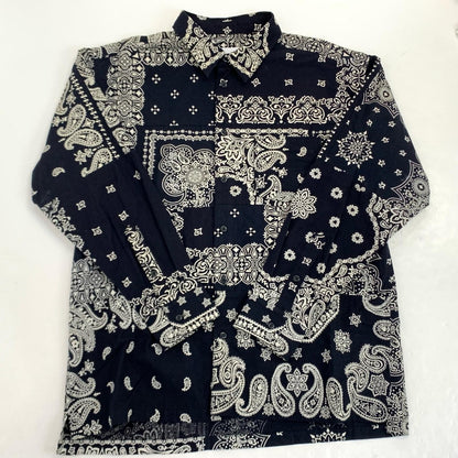 【中古】MIYAGIHIDETAKA | ミヤギヒデタカ LS BANDANA SHIRT 長袖シャツ ブラック サイズ：2