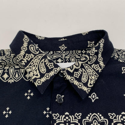 【中古】MIYAGIHIDETAKA | ミヤギヒデタカ LS BANDANA SHIRT 長袖シャツ ブラック サイズ：2