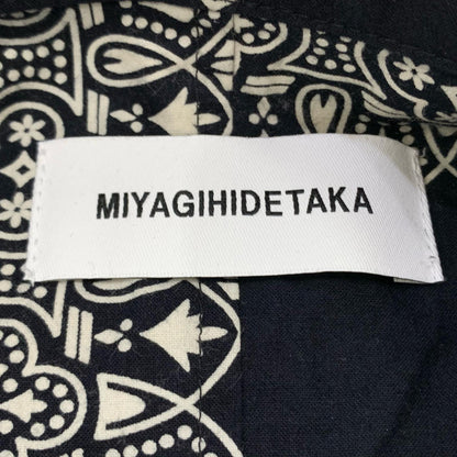 【中古】MIYAGIHIDETAKA | ミヤギヒデタカ LS BANDANA SHIRT 長袖シャツ ブラック サイズ：2