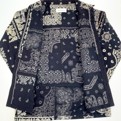 【中古】MIYAGIHIDETAKA | ミヤギヒデタカ LS BANDANA SHIRT 長袖シャツ ブラック サイズ：2
